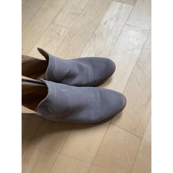 LUCKY Brand "Bebhina" waterproof Bootie Women Size 7 NEW block heel gray - Picture 8 of 8